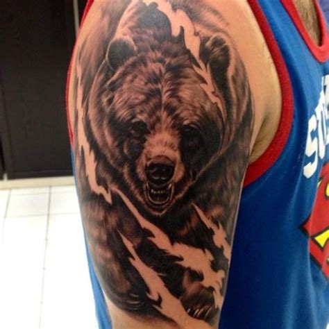 Unleash Your Inner Wilderness with a Bear Neck Tattoo